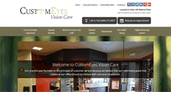 Desktop Screenshot of customeyesvisioncare.com
